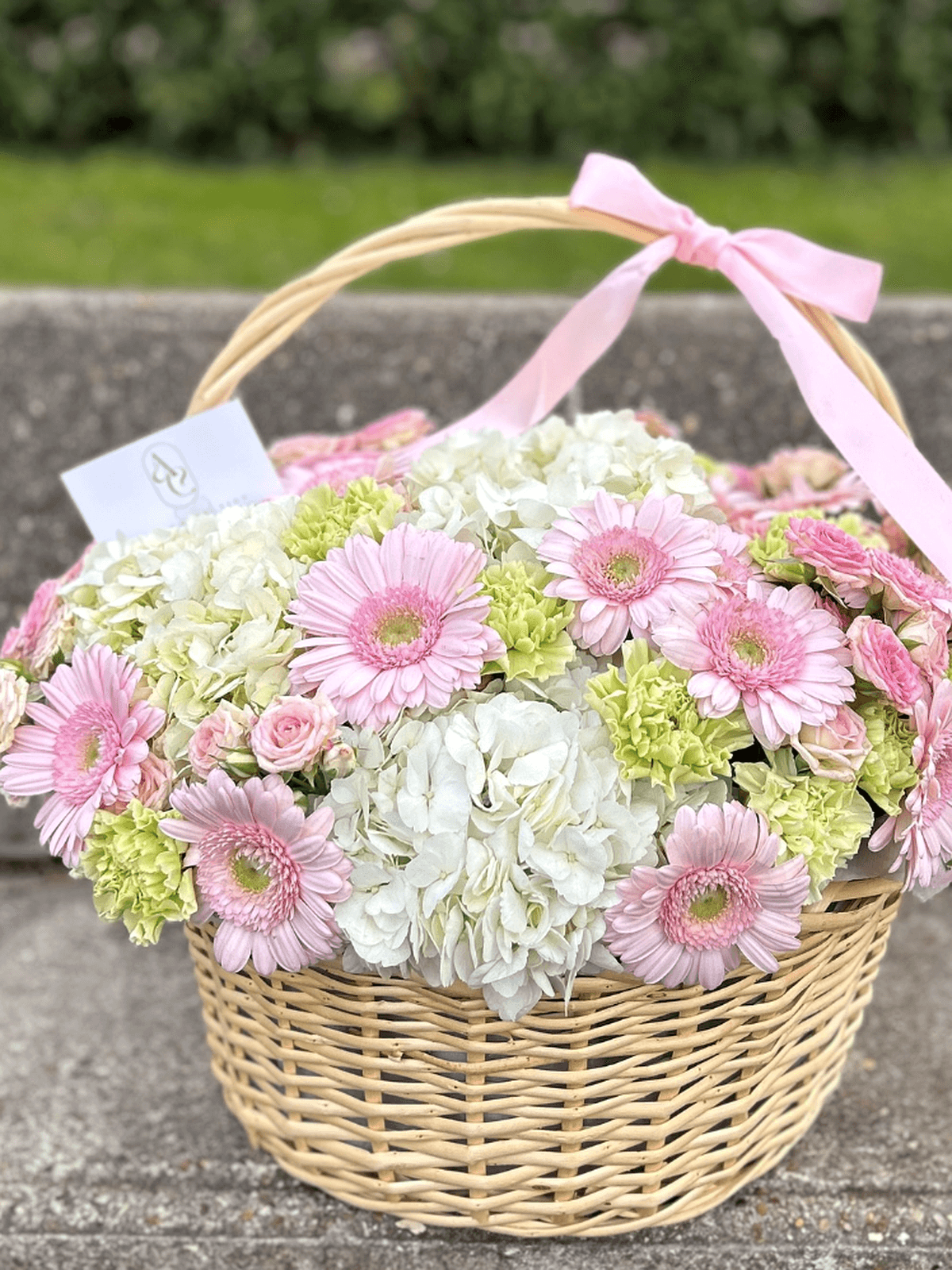 Panier Douceur — Champêtre · XL · Fleurs fraîches